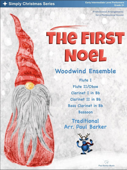 The First Noel (Woodwind Ensemble) - Paul Barker Music 