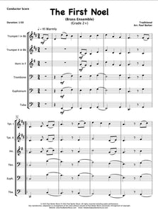 The First Noel (Brass Ensemble) - Paul Barker Music 