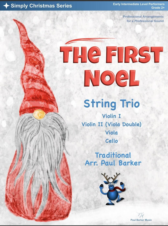 The First Noel (String Trio) - Paul Barker Music 
