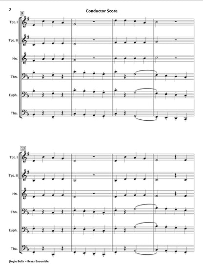Jingle Bells (Brass Ensemble) - Paul Barker Music 