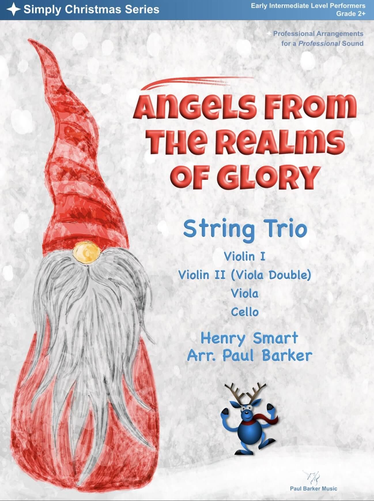 Angels From The Realms Of Glory (String Trio) - Paul Barker Music 