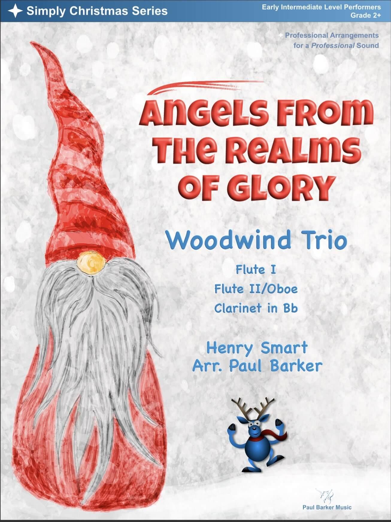 Angels From The Realms Of Glory (Woodwind Trio) - Paul Barker Music 