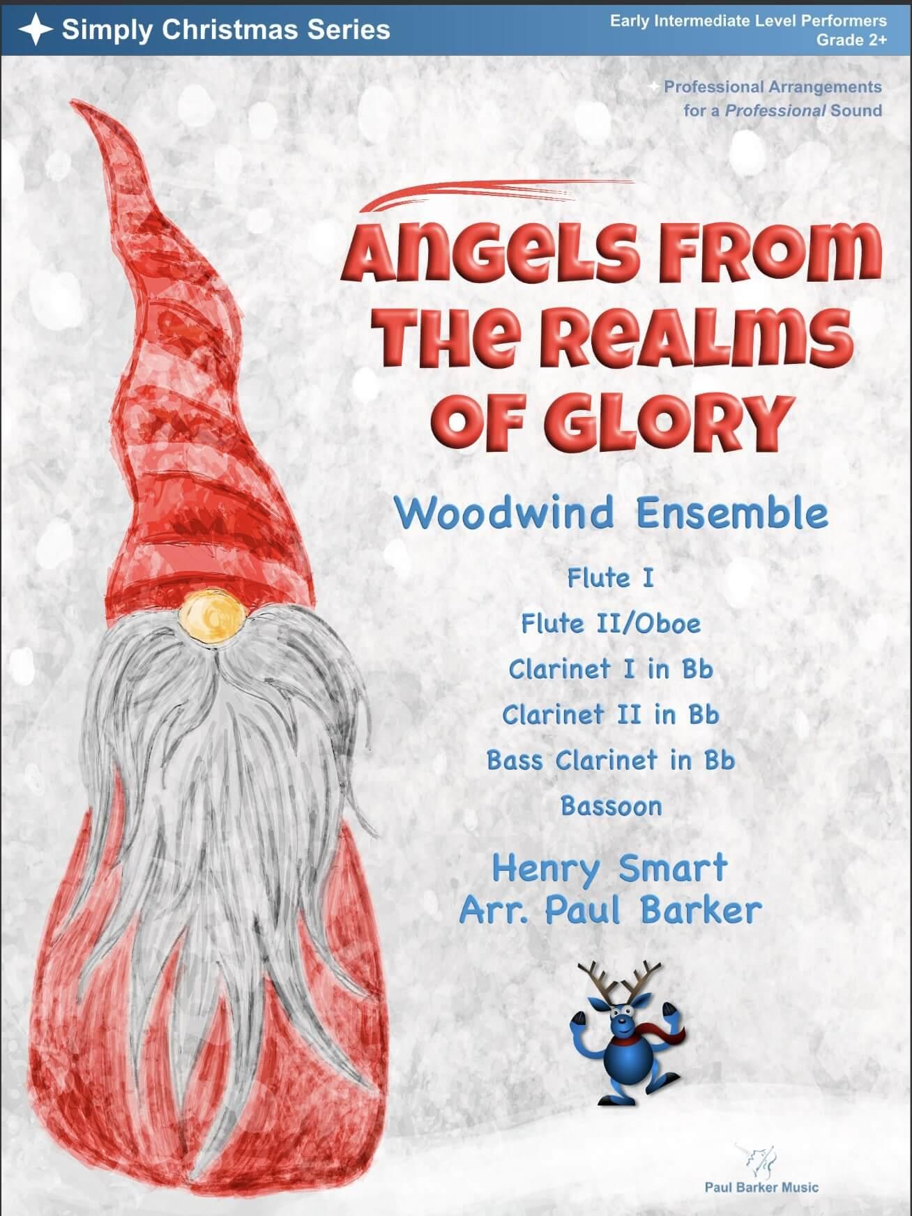 Angels From The Realms Of Glory (Woodwind Ensemble) - Paul Barker Music 