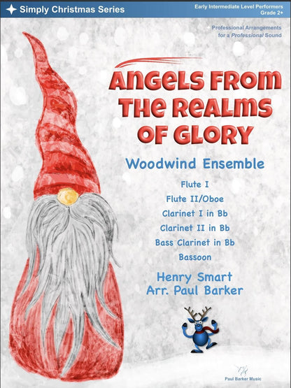 Angels From The Realms Of Glory (Woodwind Ensemble) - Paul Barker Music 