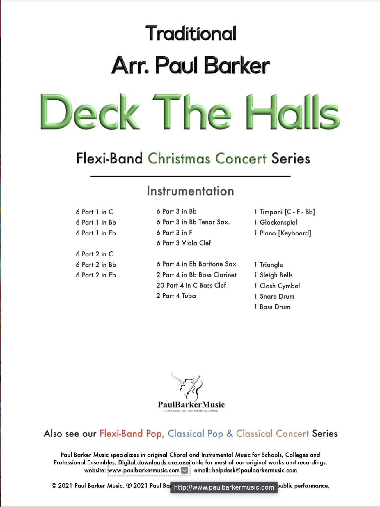 Flexi Band Christmas Concert Series - Multi Bundle 2 - Paul Barker Music 