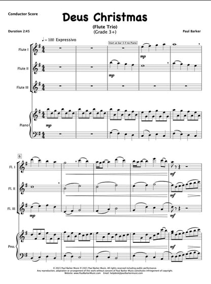 Christmas Flute Trios - Book 2 - Paul Barker Music 