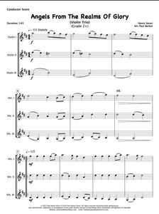 Christmas Violin Trios - book 2 - Paul Barker Music 