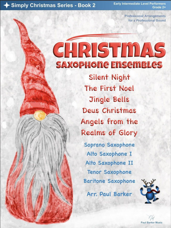 Christmas Saxophone Ensembles - Book 2 - Paul Barker Music 