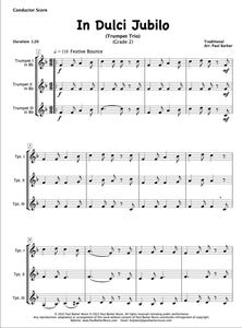 In Dulci Jubilo (Trumpet Trio) - Paul Barker Music 