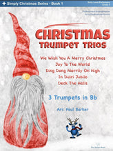 Load image into Gallery viewer, Christmas Trumpet Trios - Book 1 - Paul Barker Music 