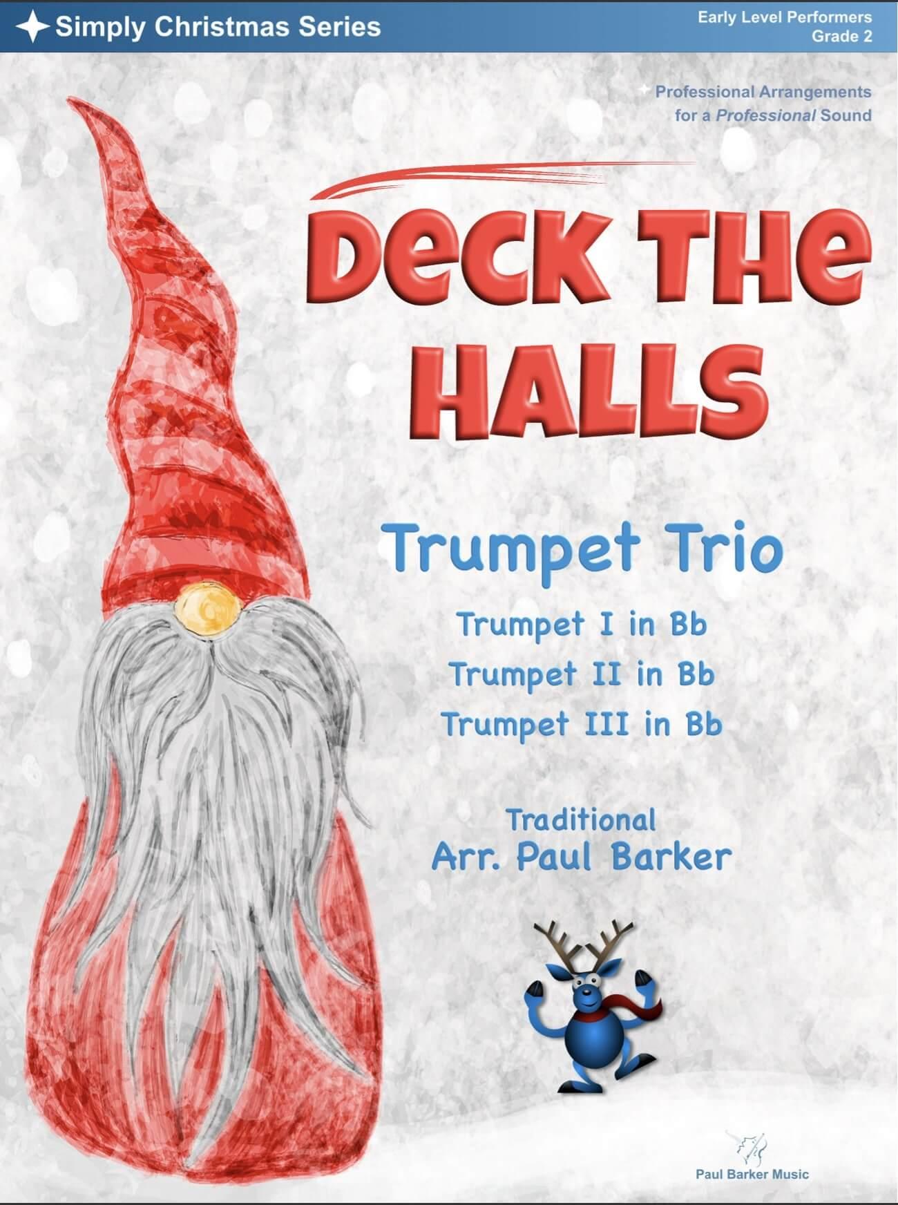 Christmas Trumpet Trios - Book 1 - Paul Barker Music 