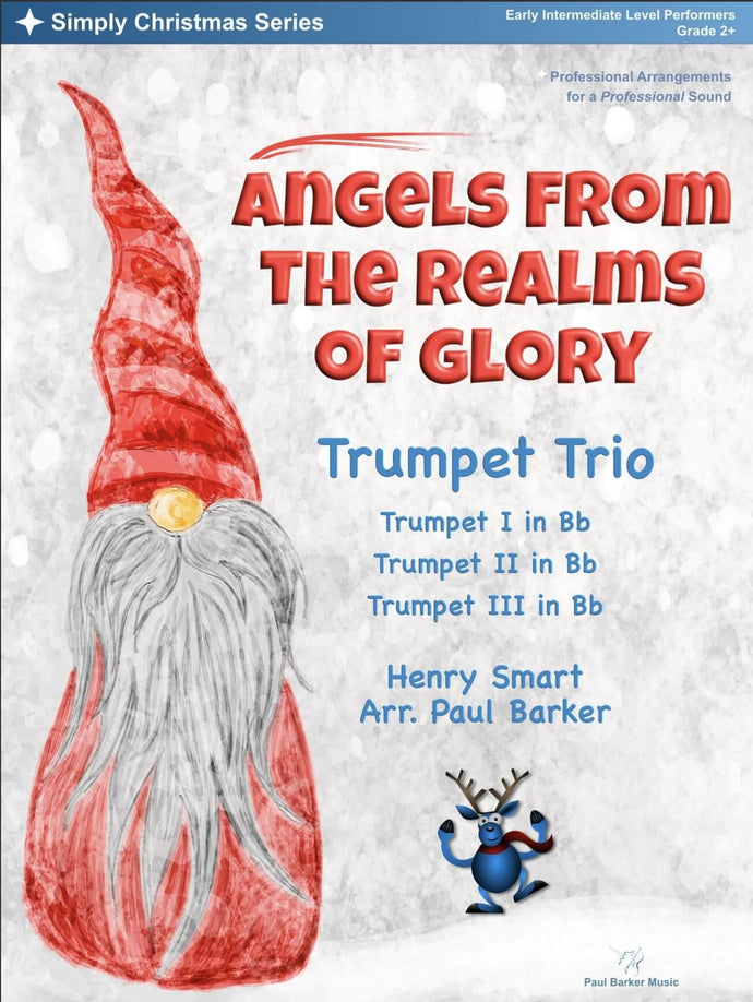 Angels From The Realms Of Glory (Trumpet Trio) - Paul Barker Music 