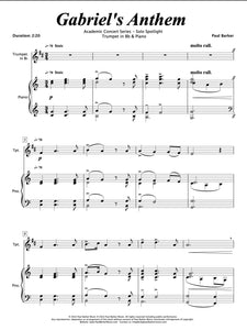 Gabriel's Anthem [Trumpet & Piano]