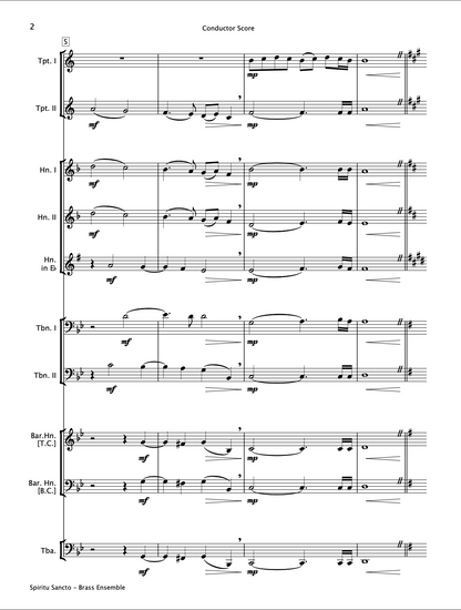 Spiritu Sancto (Brass Ensemble)