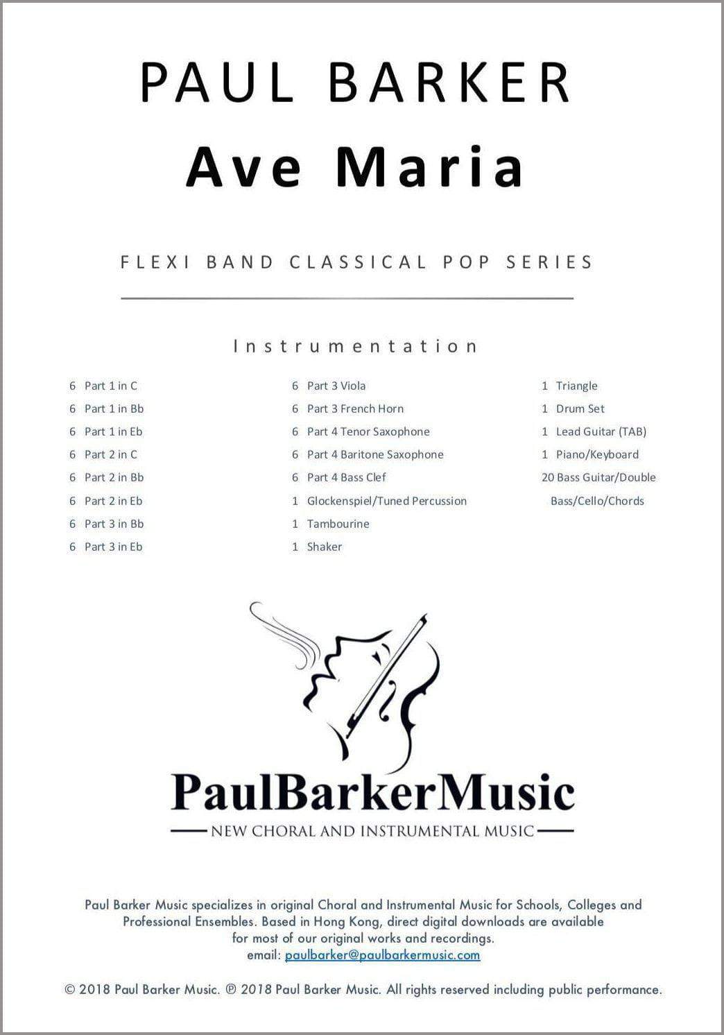 Ave Maria - Paul Barker Music 