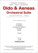 Load image into Gallery viewer, Dido &amp; Aeneas Orchestral Suite - Paul Barker Music 