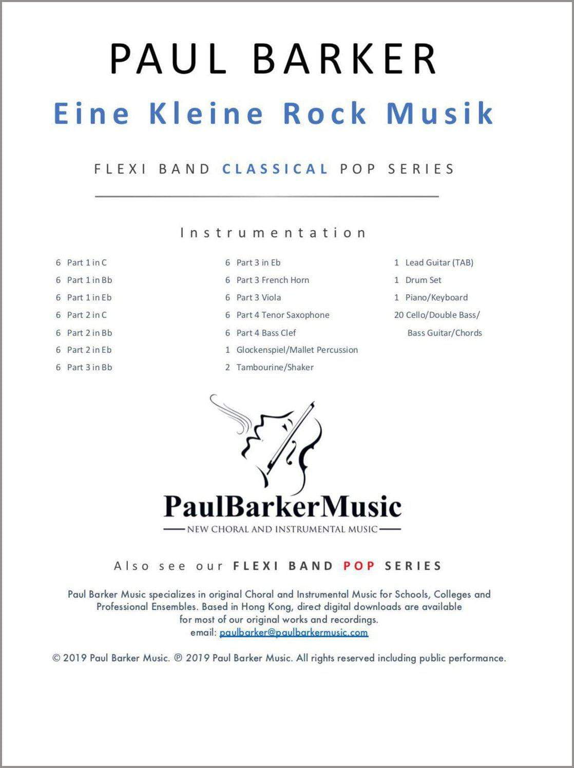 Eine Kleine Rock Musik - Paul Barker Music 