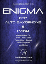 Load image into Gallery viewer, Enigma (Alto Saxophone &amp; Piano) - Paul Barker Music 