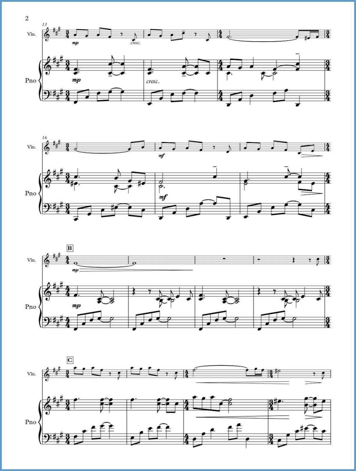 Enigma (Violin & Piano) - Paul Barker Music 