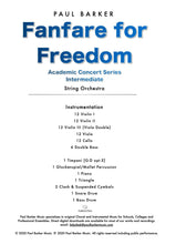 Load image into Gallery viewer, Fanfare For Freedom - (Special Extended Edition) - Paul Barker Music 