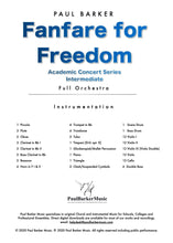Load image into Gallery viewer, Fanfare For Freedom (Special Extended Edition) - Paul Barker Music 