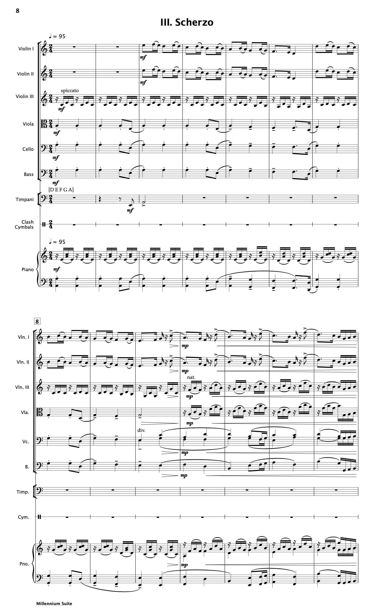 Millennium Suite (String Orchestra Edition 2020) - Paul Barker Music 