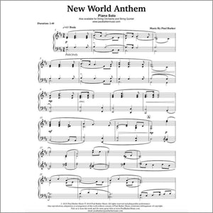 New World Anthem - Paul Barker Music 