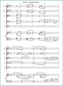 New World Anthem (String Orchestra) - Paul Barker Music 