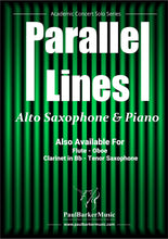 Load image into Gallery viewer, Parallel Lines (Alto Saxophone &amp; Piano) - Paul Barker Music 