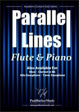 Load image into Gallery viewer, Parallel Lines (Flute &amp; Piano) - Paul Barker Music 