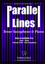 Load image into Gallery viewer, Parallel Lines (Tenor Saxophone &amp; Piano) - Paul Barker Music 