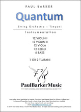 Load image into Gallery viewer, Quantum - Paul Barker Music 