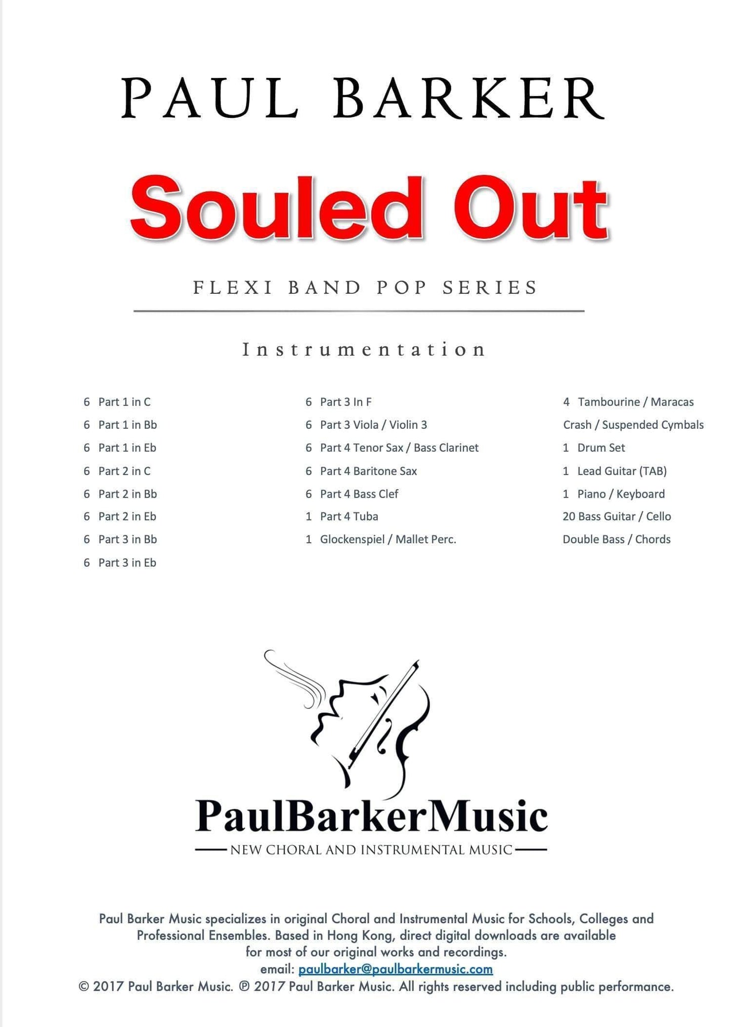 Souled Out - Paul Barker Music 