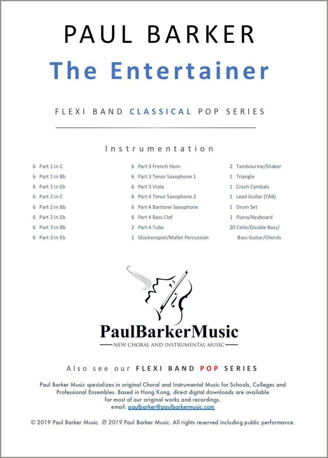 The Entertainer - Paul Barker Music 