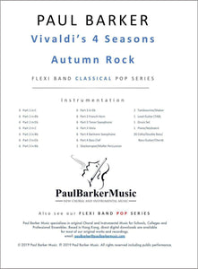 Vivaldi's 4 Seasons Autumn Rock - Paul Barker Music 
