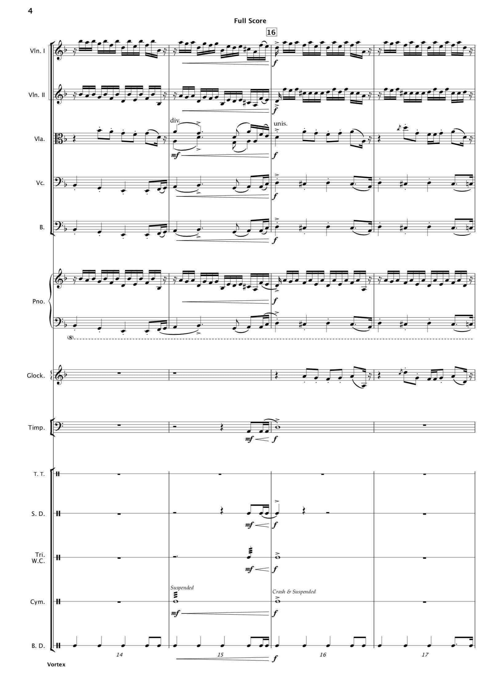 Vortex (String Orchestra) - Paul Barker Music 